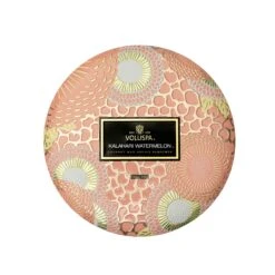 Voluspa Japonica 3 Wick Candle In Decorative Tin -Bumble Sale Store Voluspa Japonica 3Wick Candle Kalahari