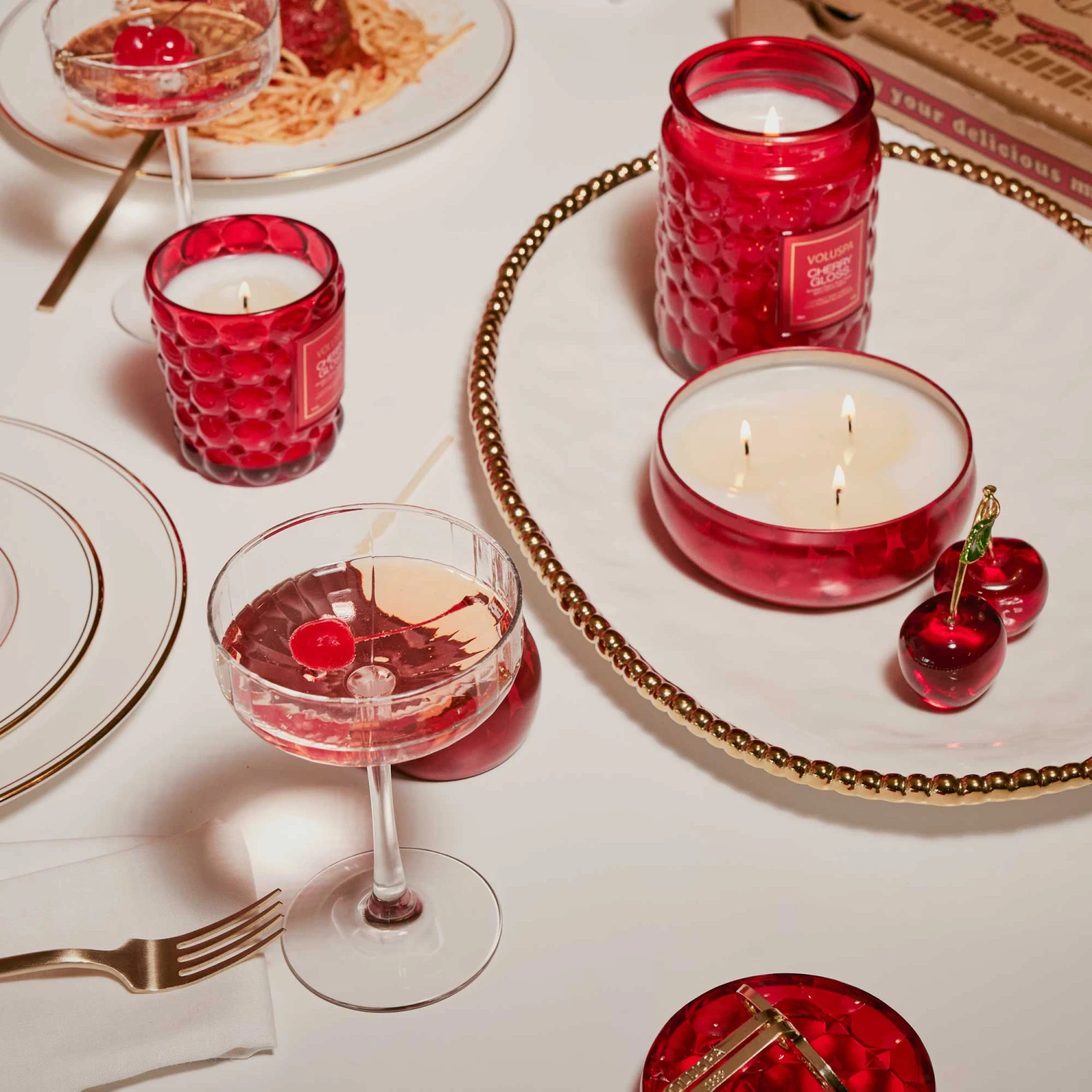 Voluspa Limited Editon Capsule Collection 3 Wick 12oz Candle - Cherry Gloss 8 Voluspa Limited Editon Capsule Collection 3 Wick 12oz Candle - Cherry Gloss - Image 6