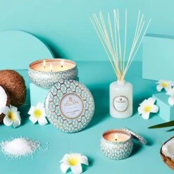 Voluspa Maison Blanc Metallo 3 Wick Candle 37 Voluspa Maison Blanc Metallo 3 Wick Candle -Bumble Sale Store Voluspa Maison Blanc Diffuser laguna e07e45fd 4152 4f48 8921 a321110f3251