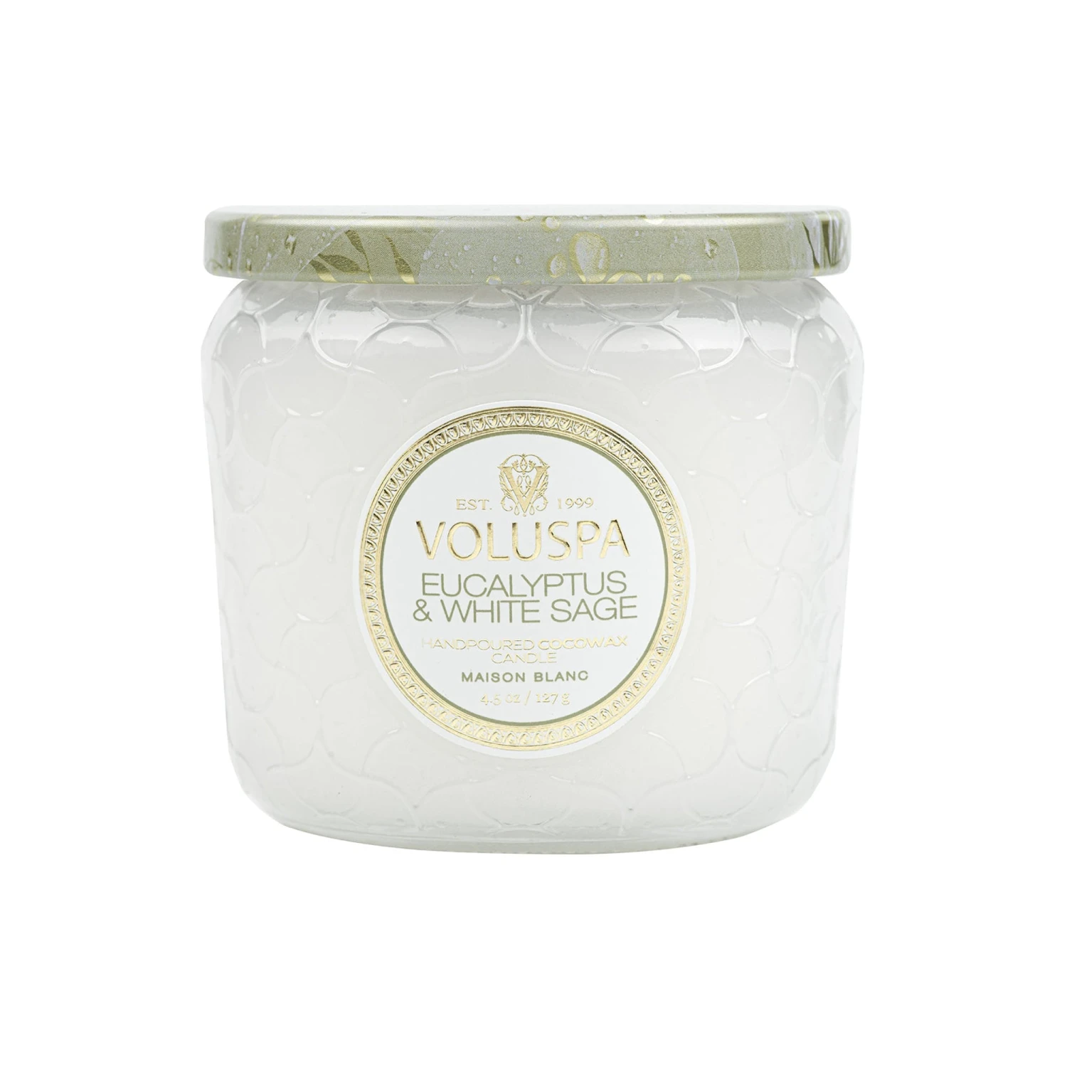 Voluspa Maison Blanc Petite Glass Jar Candle With Lid 9 Voluspa Maison Blanc Petite Glass Jar Candle With Lid - Image 7