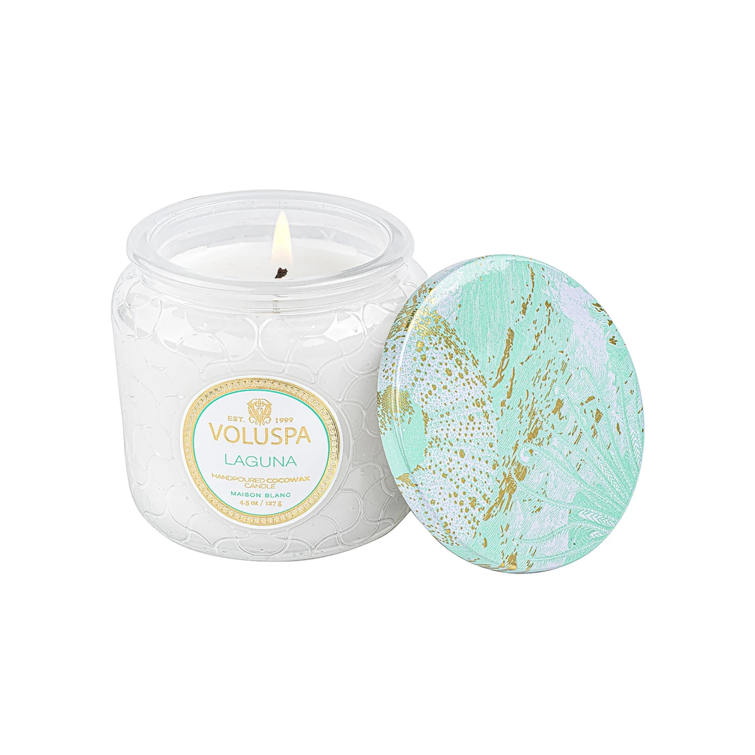 Voluspa Maison Blanc Petite Glass Jar Candle With Lid 18 Voluspa Maison Blanc Petite Glass Jar Candle With Lid - Image 16