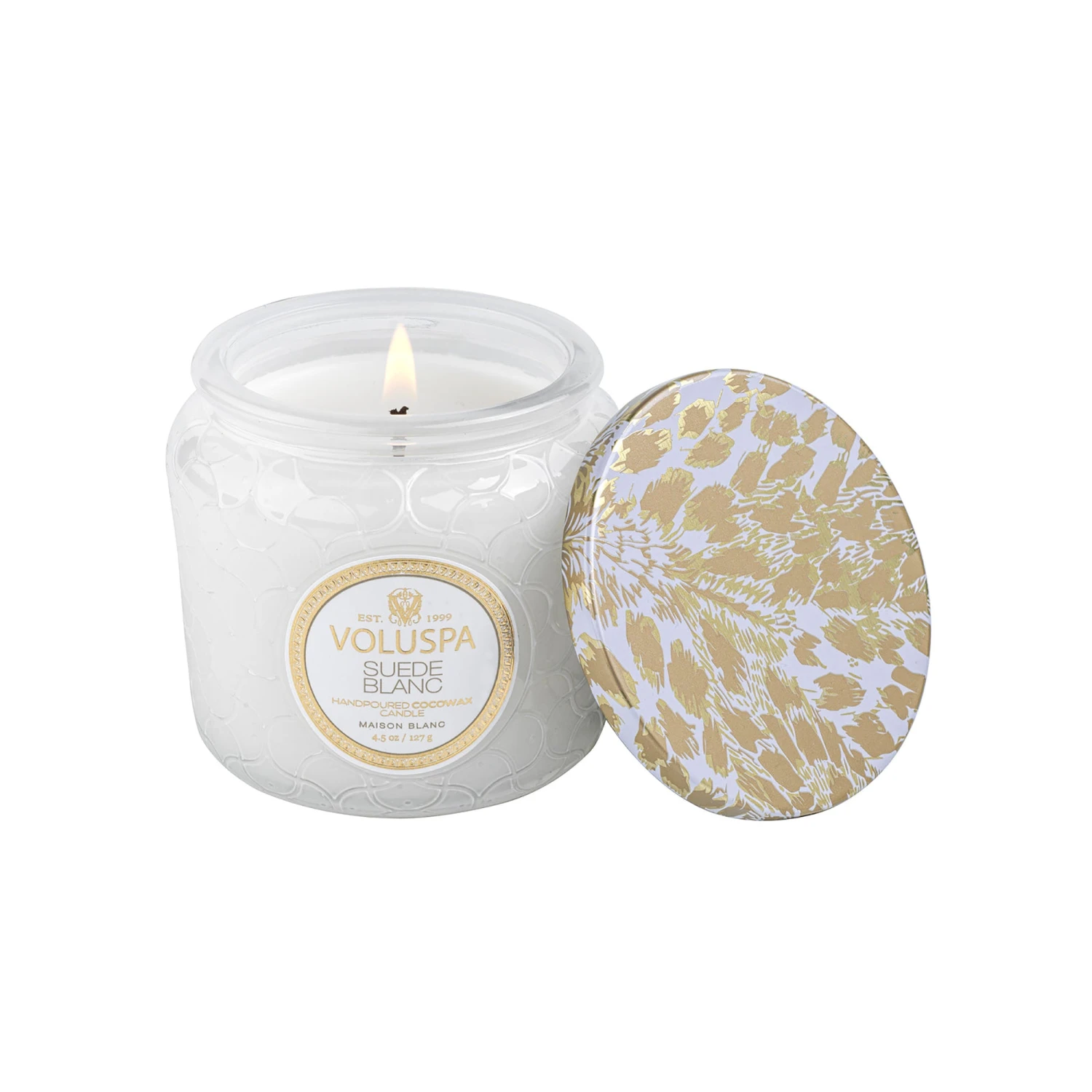 Voluspa Maison Blanc Petite Glass Jar Candle With Lid 12 Voluspa Maison Blanc Petite Glass Jar Candle With Lid - Image 10