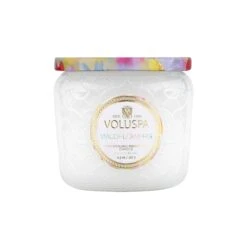 Voluspa Maison Blanc Petite Glass Jar Candle With Lid 28 Voluspa Maison Blanc Petite Glass Jar Candle With Lid -Bumble Sale Store Voluspa Maison Blanc Petite Glass Jar Candle wildflowers