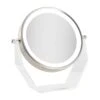 Zadro 7.75" Round LED Acrylic Swivel Mirror 8X/1X -Bumble Sale Store ZVLVAN48 OBLIQUE 2