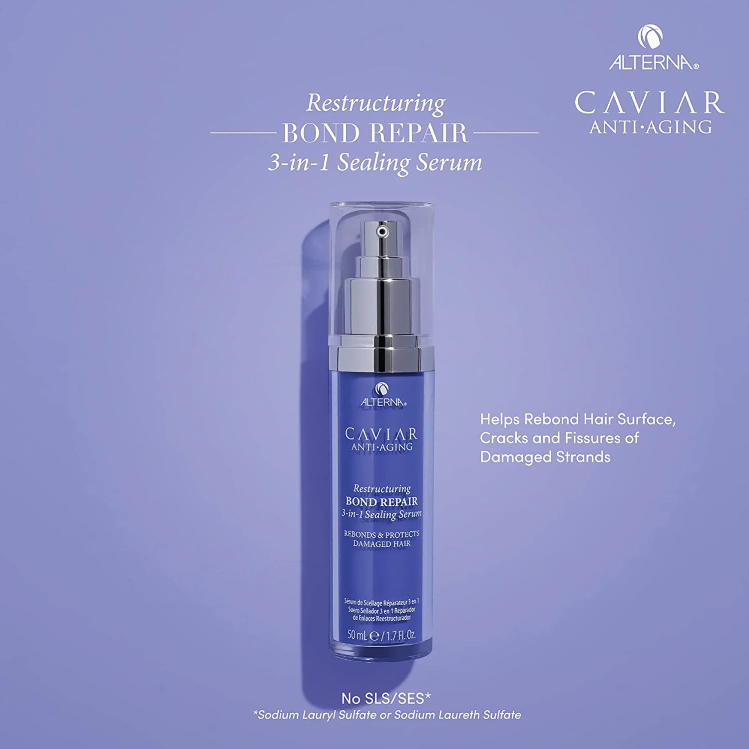Alterna Caviar Anti-Aging Restructuring Bond Repair 3-in-1 Sealing Serum - 1oz 4 Alterna Caviar Anti-Aging Restructuring Bond Repair 3-in-1 Sealing Serum - 1oz - Image 2