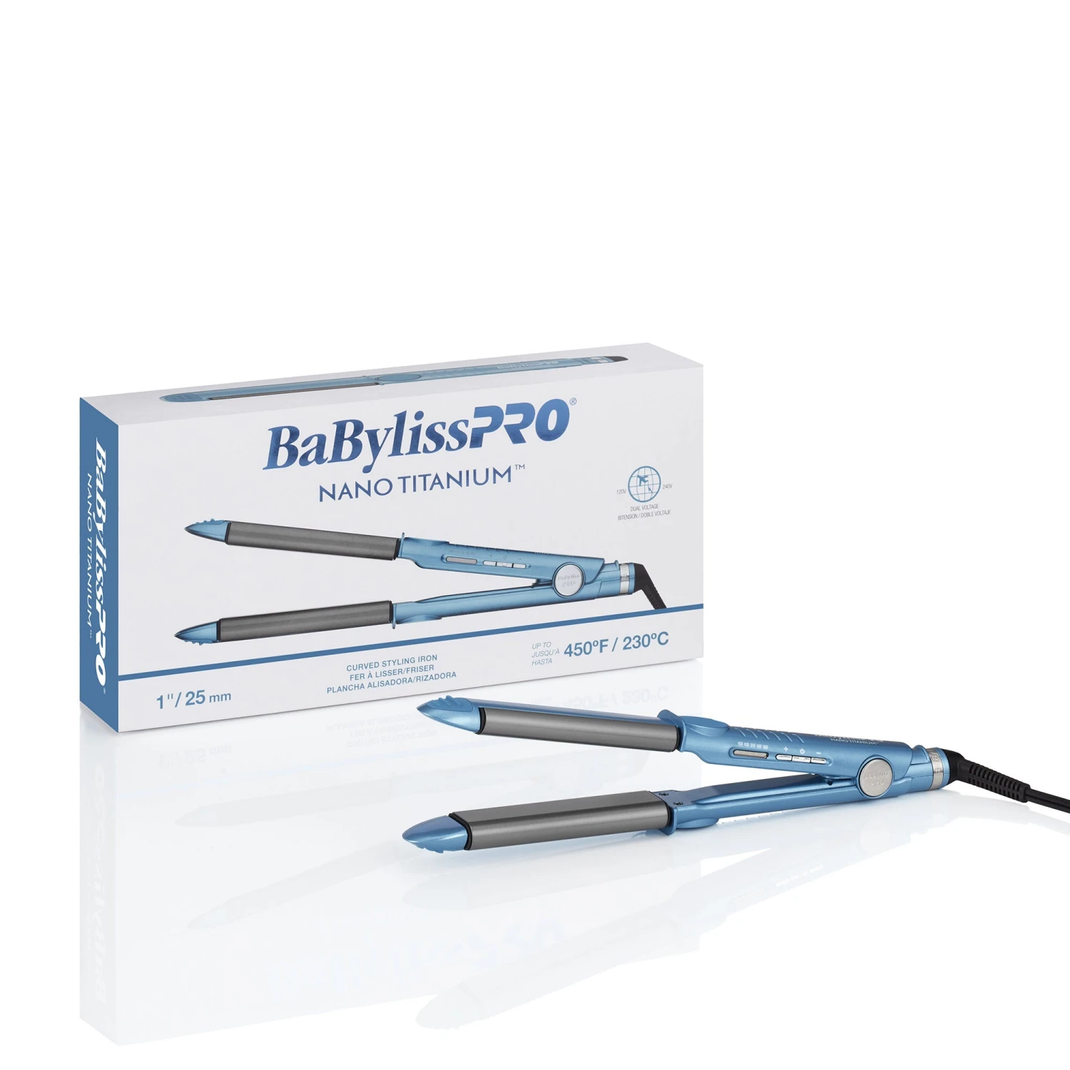 Babylisspro Nano Titanium Curved U-Styling Iron - Item No. BNT4061UC 5 Babylisspro Nano Titanium Curved U-Styling Iron - Item No. BNT4061UC - Image 3