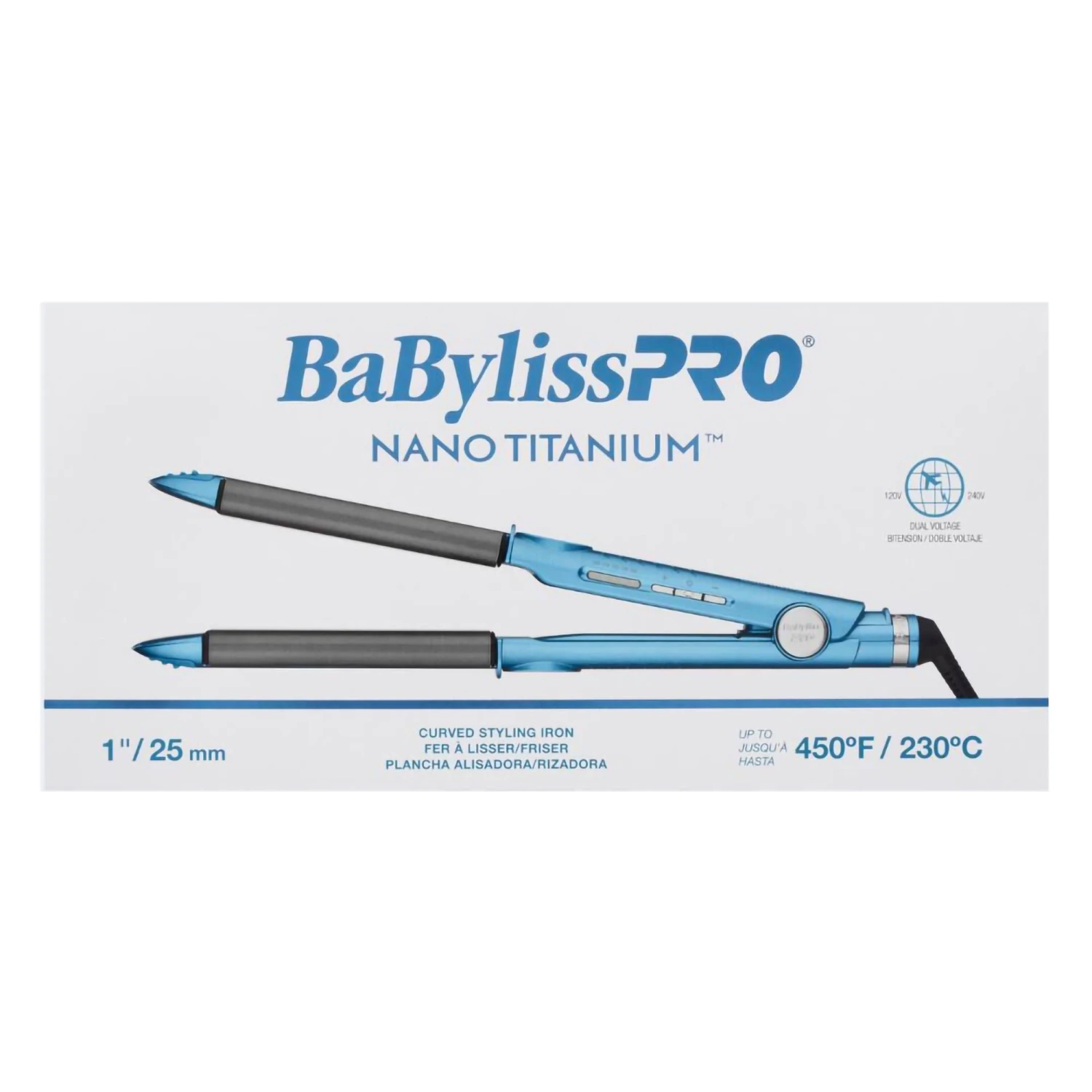 Babylisspro Nano Titanium Curved U-Styling Iron - Item No. BNT4061UC 7 Babylisspro Nano Titanium Curved U-Styling Iron - Item No. BNT4061UC - Image 5