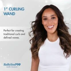 Babylisspro Nano Titanium 1" Curling Iron - Item No. BNTW100NUC -Bumble Sale Store babyliss BNTW100NUC 5