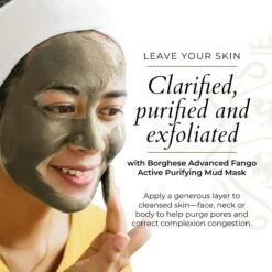 Borghese Advanced Fango Active Purifying Mud Mask -Bumble Sale Store borghese advanced mud mask face body2
