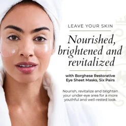 Borghese Restorative Eye Sheet Masks 6 Pieces -Bumble Sale Store borghese eye sheet masks 6ct2