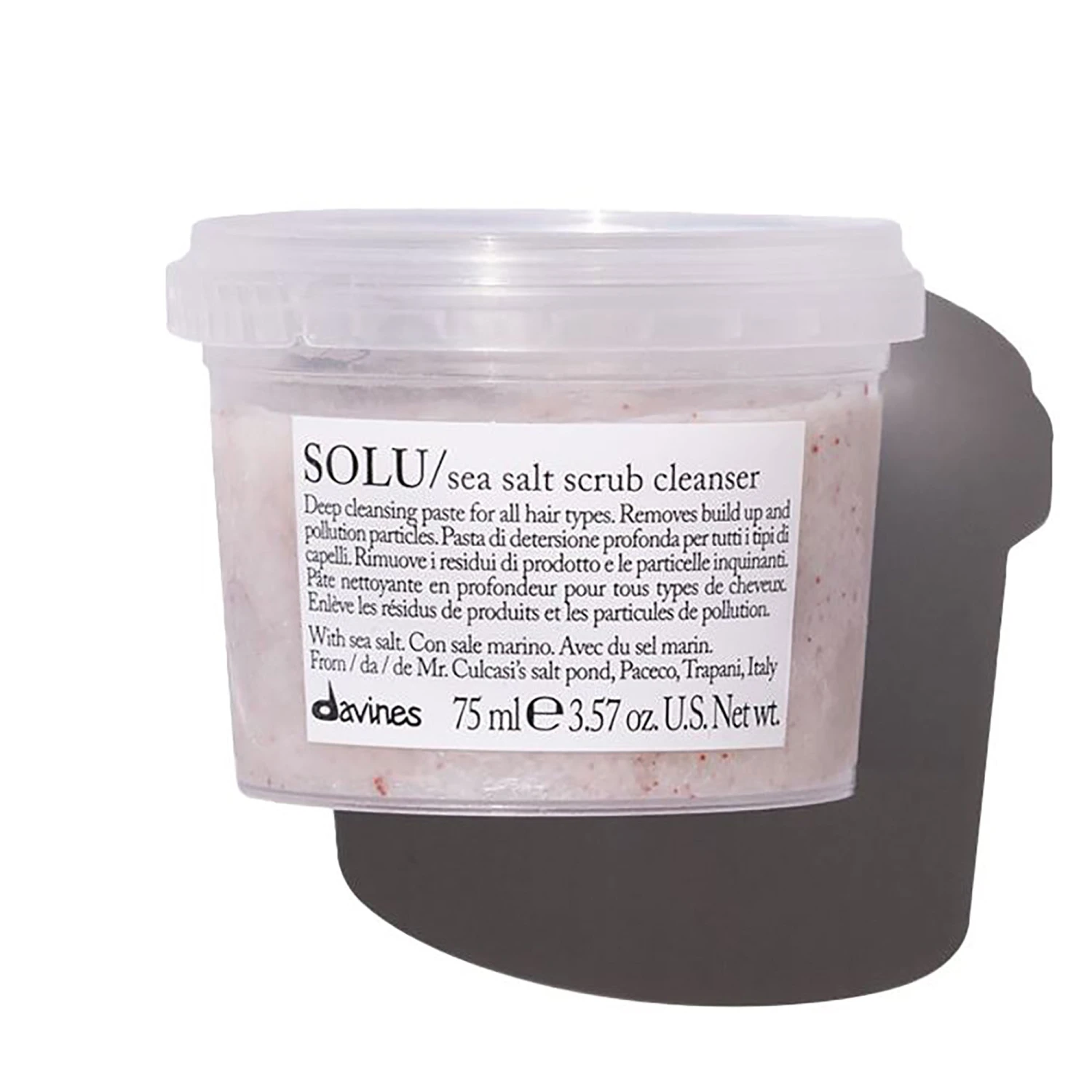 Davines Solu Sea Salt Scrub Cleanser 3 Davines Solu Sea Salt Scrub Cleanser