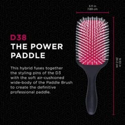 Denman D38 Power Paddle 5 Denman D38 Power Paddle -Bumble Sale Store denman d38 paddle brush2