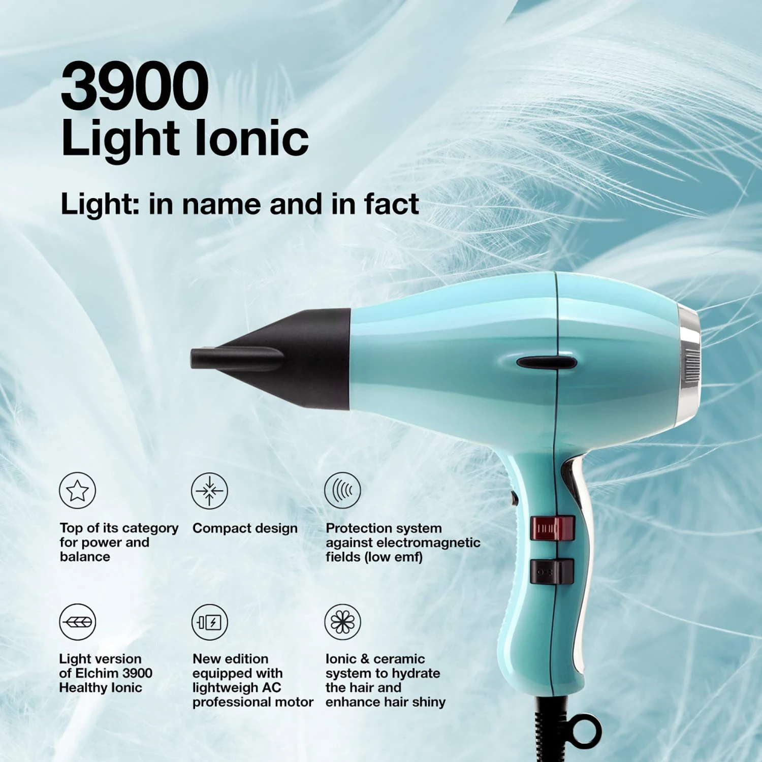 Elchim Dryer Light Ionic Fifties Dryer 8 Elchim Dryer Light Ionic Fifties Dryer - Image 6