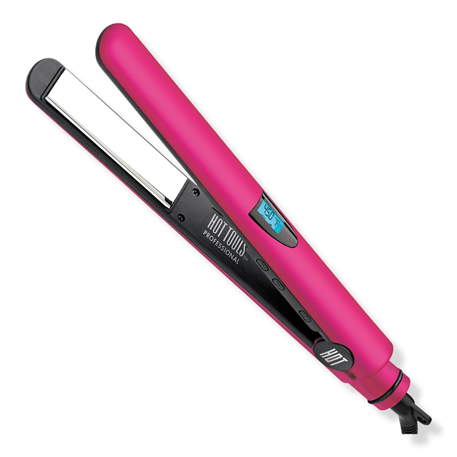 Hot Tools 1" Titanium Digital Salon Flat Iron - Pink 3 Hot Tools 1" Titanium Digital Salon Flat Iron - Pink
