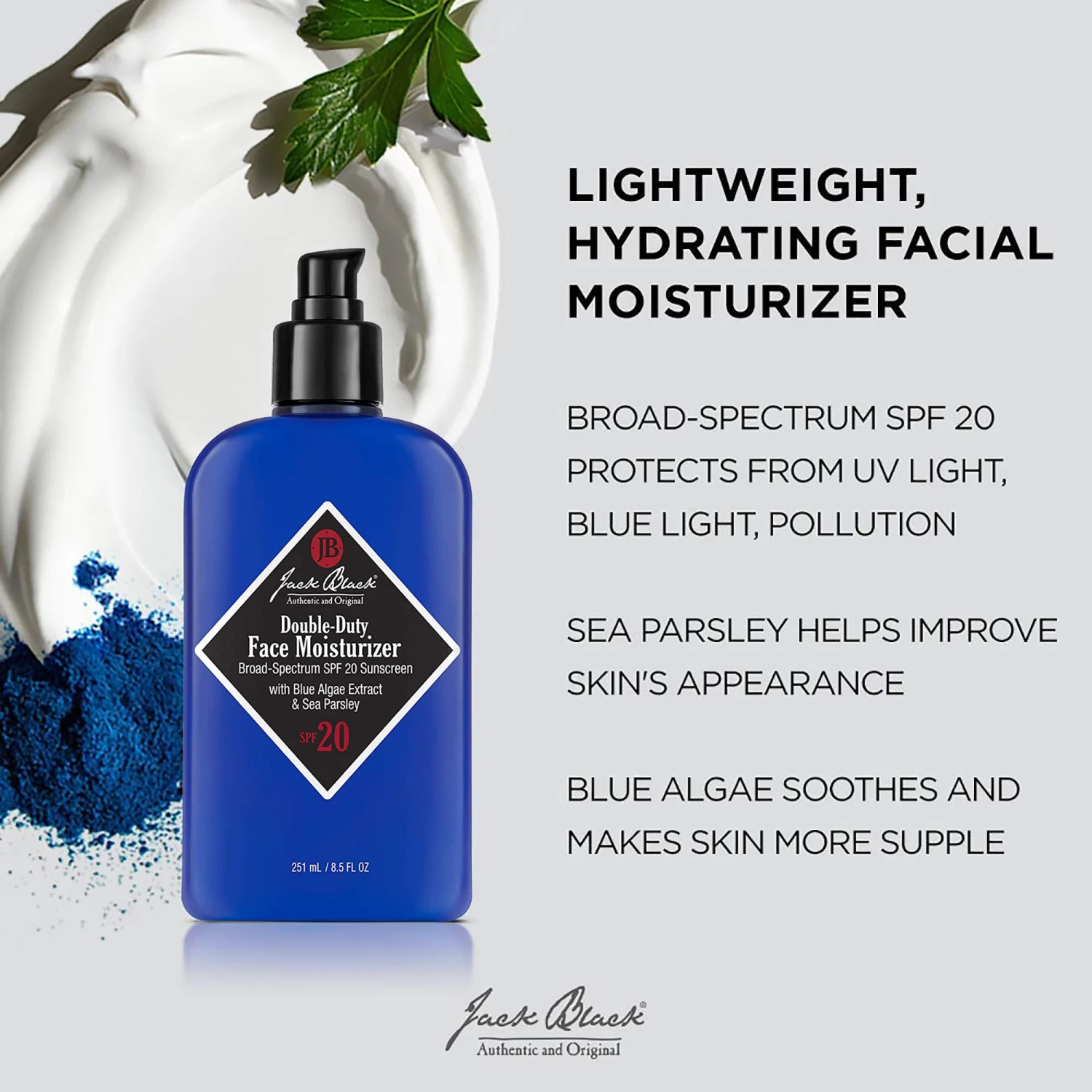 Jack Black Double-Duty Face Moisturizer SPF 20 - 8.5oz 4 Jack Black Double-Duty Face Moisturizer SPF 20 - 8.5oz - Image 2