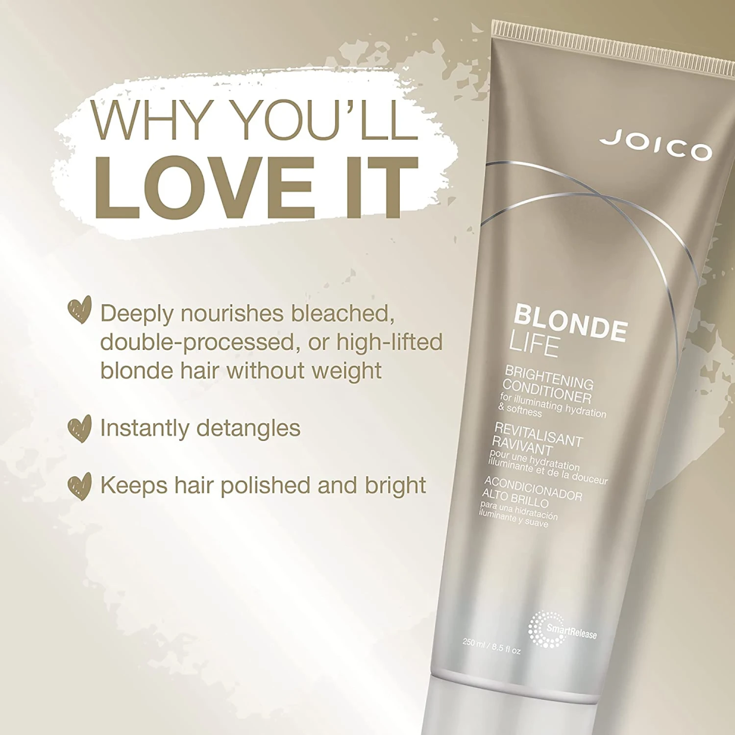 Joico Blonde Life Brightening Conditioner 8.5oz 5 Joico Blonde Life Brightening Conditioner 8.5oz - Image 3