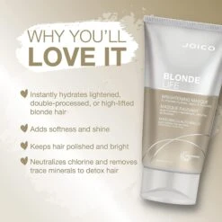 Joico Blonde Life Brightening Masque 7 Joico Blonde Life Brightening Masque -Bumble Sale Store joico blonde life brightening masque3