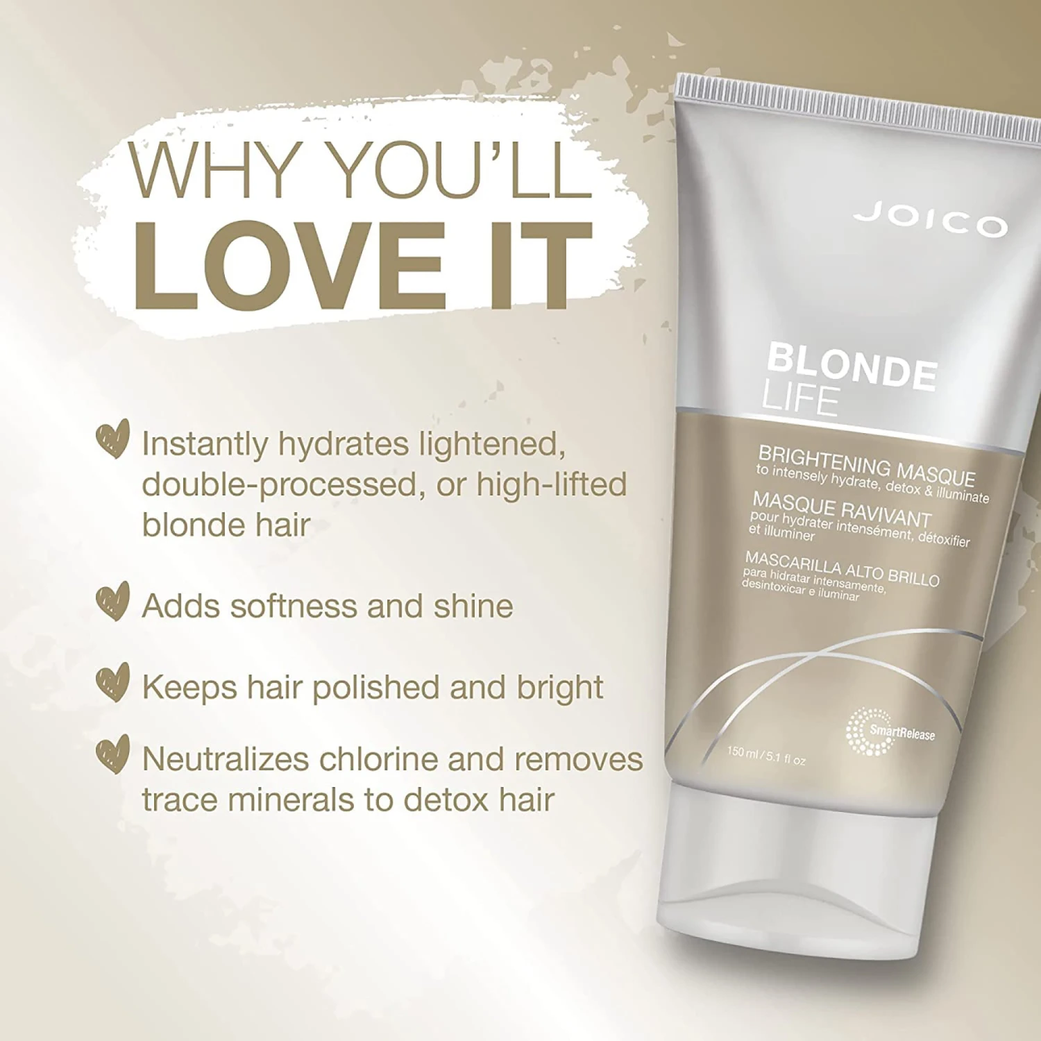 Joico Blonde Life Brightening Masque 5 Joico Blonde Life Brightening Masque - Image 3
