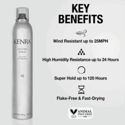 Kenra Professional Volume 25 Super Hold Finishing Hairspray 10oz - 2pk ($41.98 Value) -Bumble Sale Store kenra professional volume 25 super hold finishing hairspray 10oz2