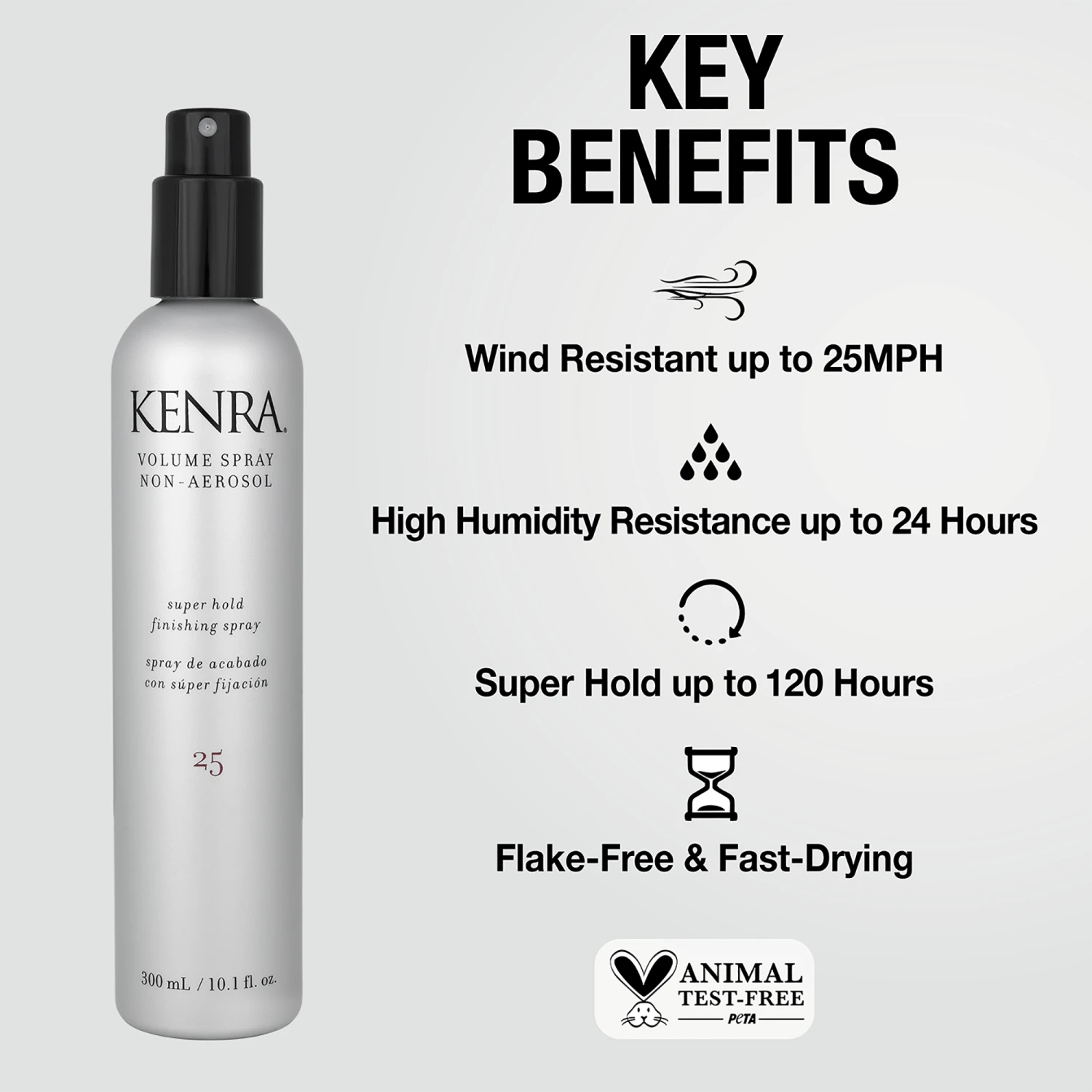 Kenra Professional Volume Spray 25 Non-Aerosol - 10oz 4 Kenra Professional Volume Spray 25 Non-Aerosol - 10oz - Image 2