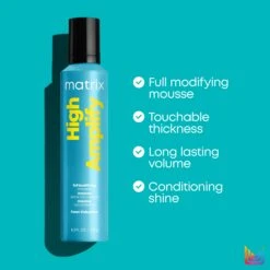 Matrix High Amplify Foam Volumizer -Bumble Sale Store matrix highAmp mousse benefits