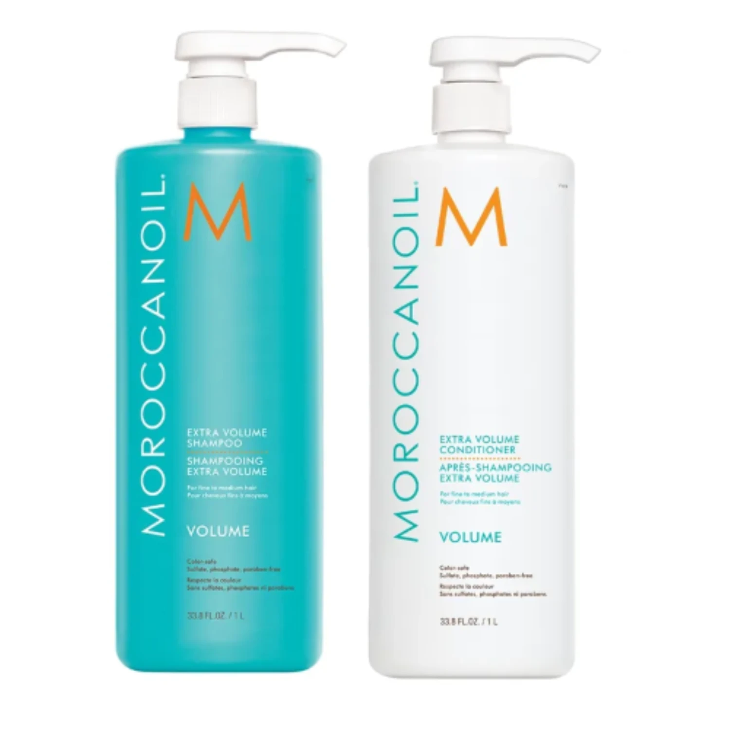MoroccanOil Extra Volume Shampoo & Conditioner Liter Duo 3 MoroccanOil Extra Volume Shampoo & Conditioner Liter Duo