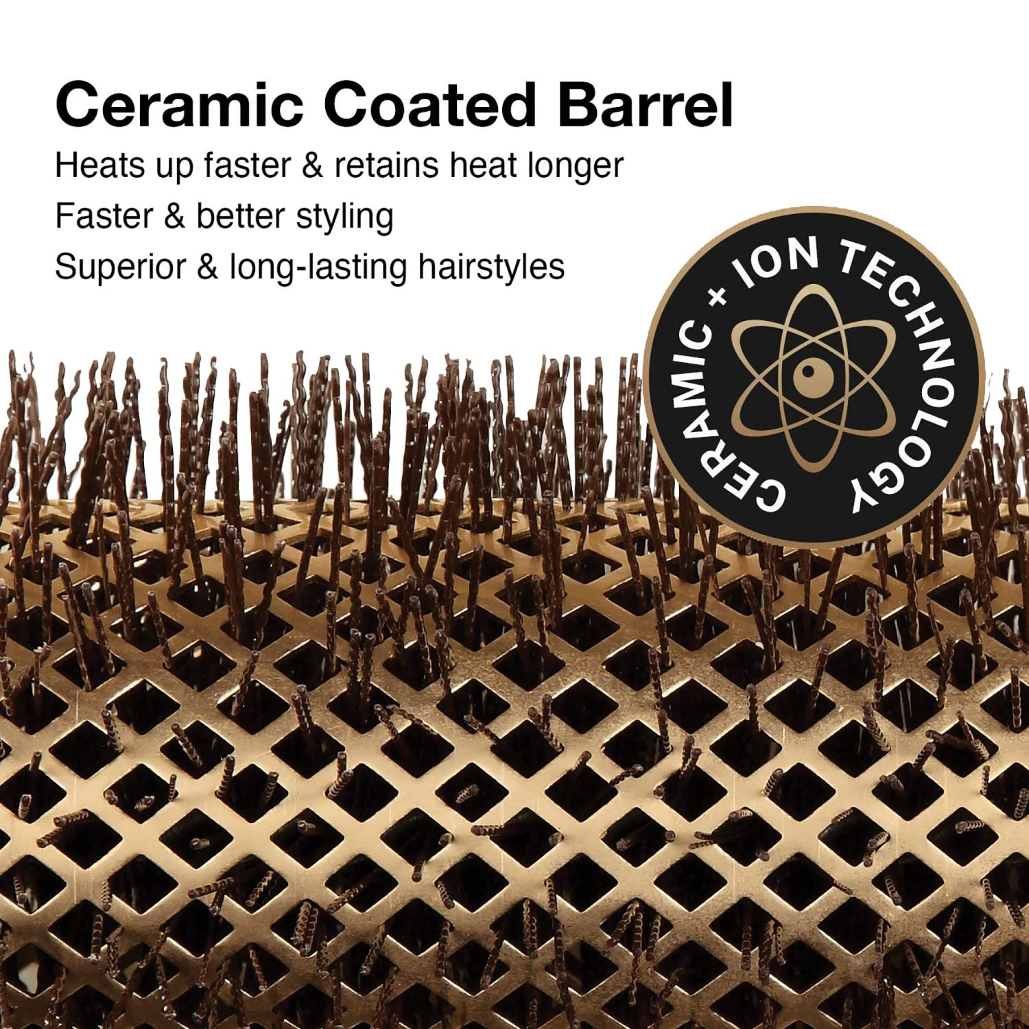 Olivia Garden NanoThermic Ceramic + Ion Thermal Hair Brush 10 Olivia Garden NanoThermic Ceramic + Ion Thermal Hair Brush - Image 8