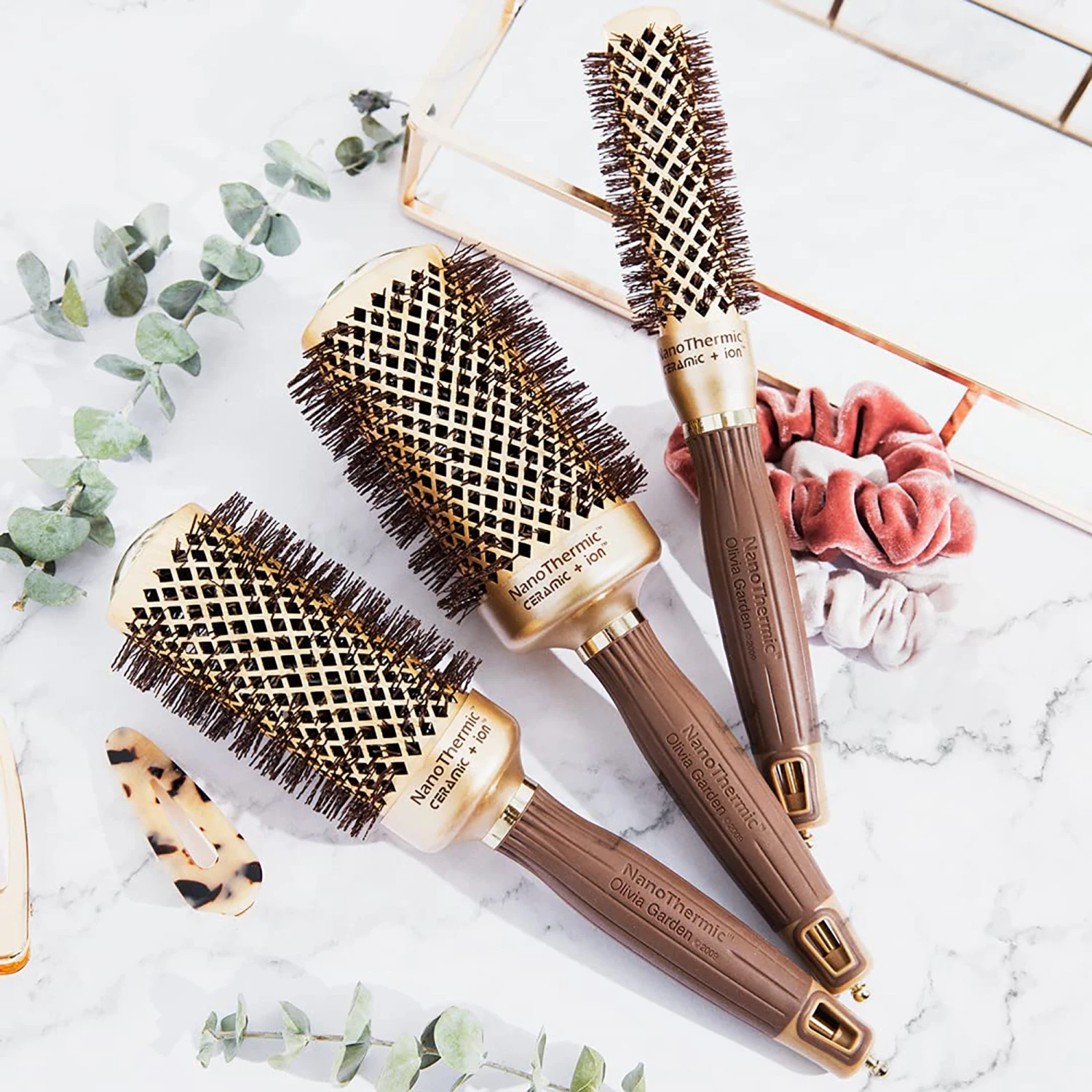 Olivia Garden NanoThermic Ceramic + Ion Thermal Hair Brush 17 Olivia Garden NanoThermic Ceramic + Ion Thermal Hair Brush - Image 15