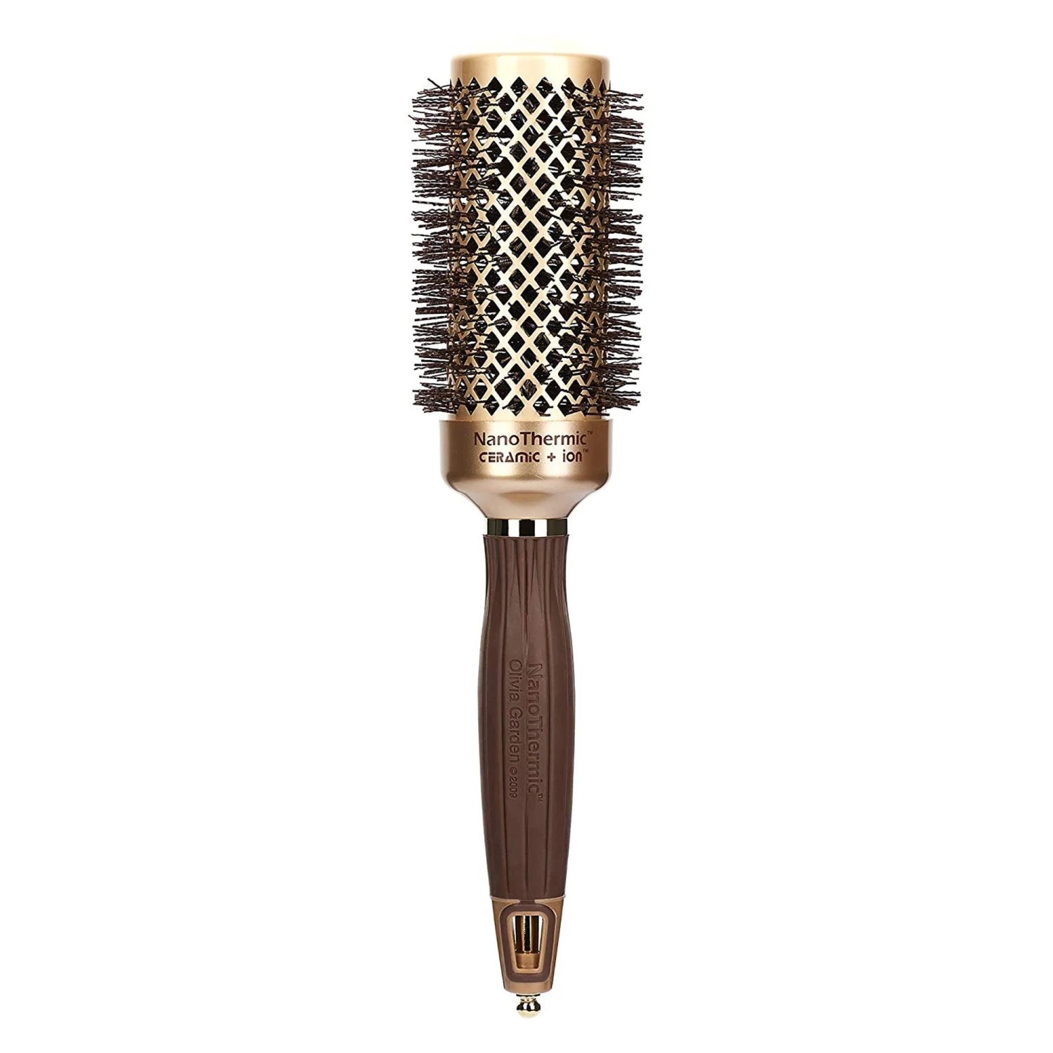 Olivia Garden NanoThermic Ceramic + Ion Thermal Hair Brush 8 Olivia Garden NanoThermic Ceramic + Ion Thermal Hair Brush - Image 6