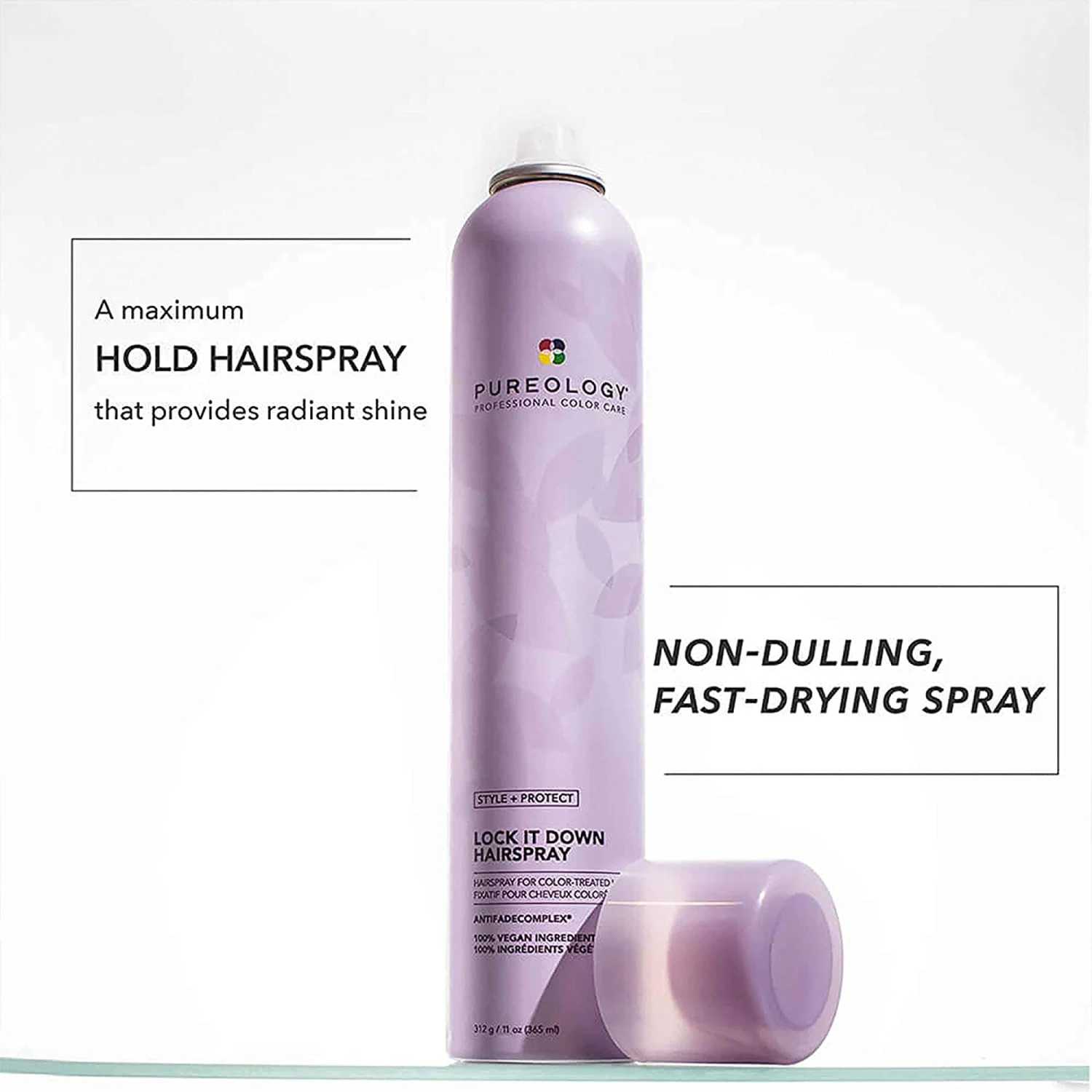 Pureology Style + Protect Lock It Down Hairspray 6 Pureology Style + Protect Lock It Down Hairspray - Image 4