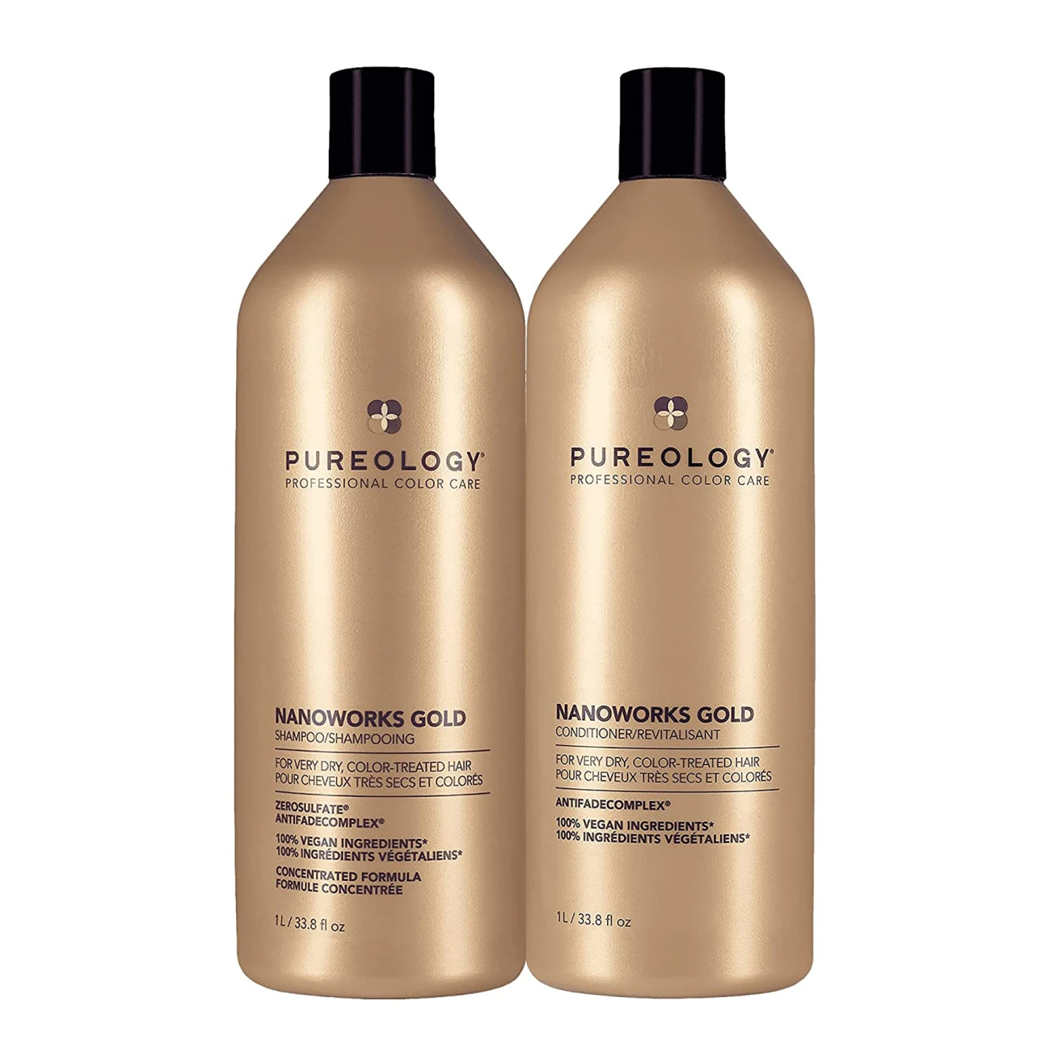 Pureology Nano Works Gold Shampoo & Conditioner Liter Duo ($260 Value) 3 Pureology Nano Works Gold Shampoo & Conditioner Liter Duo ($260 Value)