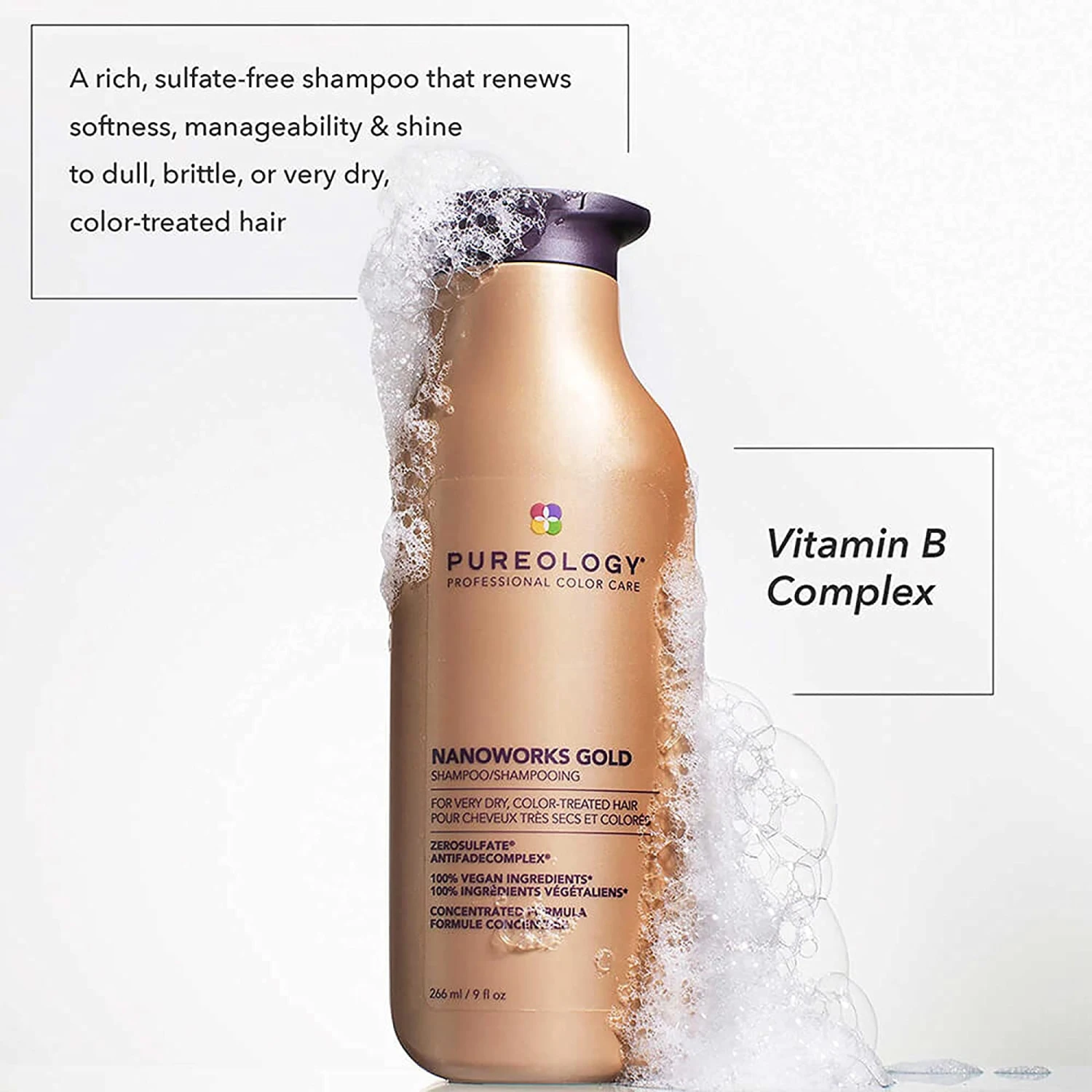 Pureology Nanoworks Gold Shampoo 4 Pureology Nanoworks Gold Shampoo - Image 2