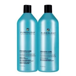 Pureology Strength Cure Shampoo & Conditioner Duo 11 Pureology Strength Cure Shampoo & Conditioner Duo -Bumble Sale Store pureology strength cure DUO 33oz