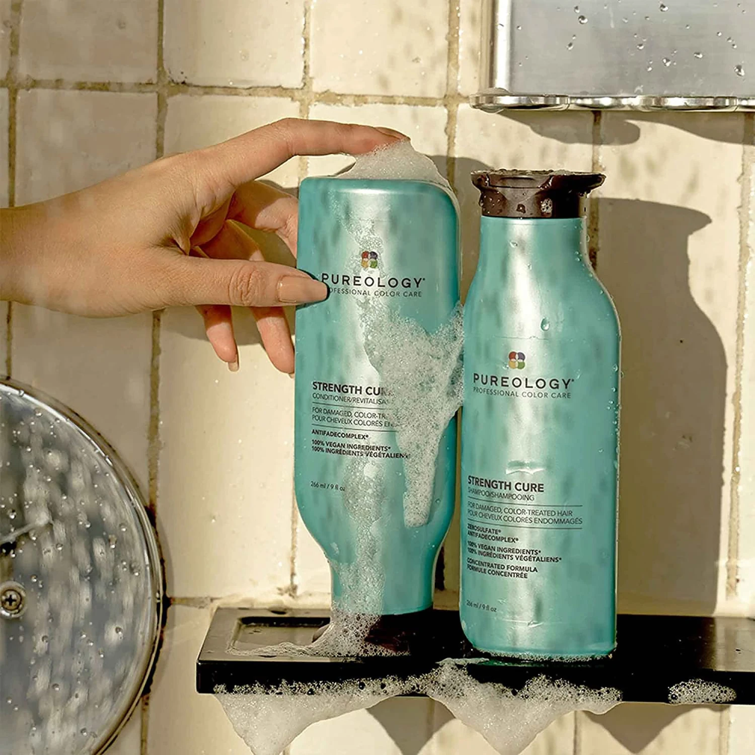 Pureology Strength Cure Shampoo & Conditioner Duo 5 Pureology Strength Cure Shampoo & Conditioner Duo - Image 3