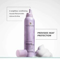 Pureology Style + Protect Weightless Volume Mousse -Bumble Sale Store pureology weightless volume mousse2