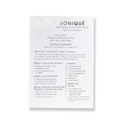 ReVive Lux Sonique Cleanser Anti-Aging & Acne -Bumble Sale Store reVive Lux Sonique CleansingBrush Acne AntiAging LightTherapy BackPackaging