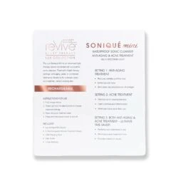 ReVive Lux Sonique Mini Cleanser Anti-Aging & Acne -Bumble Sale Store reVive Lux Sonique Mini CleansingBrush Acne AntiAging LightTherapy BackPackaging
