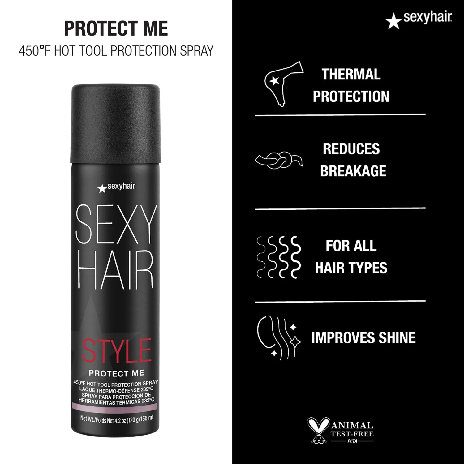 Sexy Hair Style SexyHair Protect Me Hot Tool Protection Spray 4 Sexy Hair Style SexyHair Protect Me Hot Tool Protection Spray - Image 2