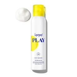 Supergoop! PLAY Body Mousse SPF 50 With Blue Sea Kale -Bumble Sale Store supergoop play body mousse spf 50 with blue sea kale