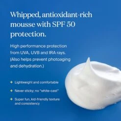 Supergoop! PLAY Body Mousse SPF 50 With Blue Sea Kale -Bumble Sale Store supergoop play body mousse spf 50 with blue sea kale2