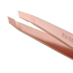 Tweezerman Slant Tweezer -Bumble Sale Store tweezerman slant rosegold2