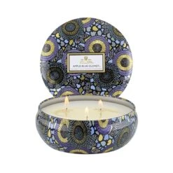 Voluspa Japonica 3 Wick Candle In Decorative Tin