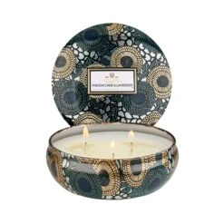 Voluspa Japonica 3 Wick Candle In Decorative Tin -Bumble Sale Store voluspa 3 wick 12oz Tin frenchcade