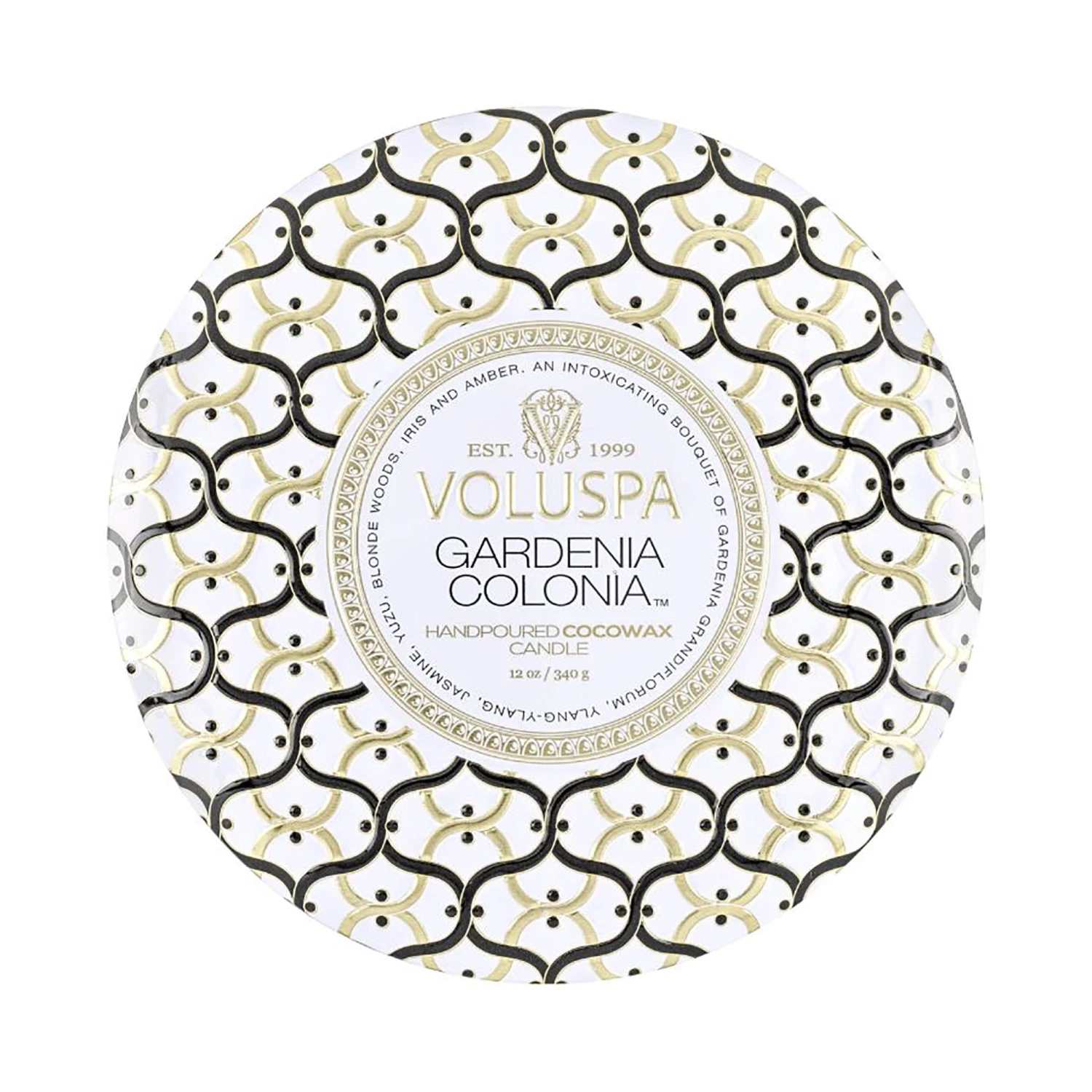 Voluspa Maison Blanc Metallo 3 Wick Candle 7 Voluspa Maison Blanc Metallo 3 Wick Candle - Image 5