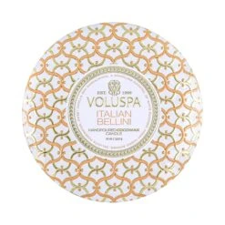 Voluspa Maison Blanc Metallo 3 Wick Candle 22 Voluspa Maison Blanc Metallo 3 Wick Candle -Bumble Sale Store voluspa 3 wick candle italianbellini