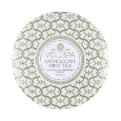 Voluspa Maison Blanc Metallo 3 Wick Candle 26 Voluspa Maison Blanc Metallo 3 Wick Candle -Bumble Sale Store voluspa 3 wick candle moroccanminttea