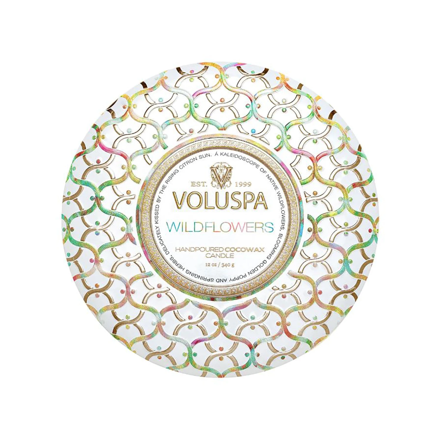 Voluspa Maison Blanc Metallo 3 Wick Candle 13 Voluspa Maison Blanc Metallo 3 Wick Candle - Image 11