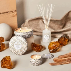 Voluspa Maison Blanc Metallo 3 Wick Candle 33 Voluspa Maison Blanc Metallo 3 Wick Candle -Bumble Sale Store voluspa blanc 3wick tin 11oz2