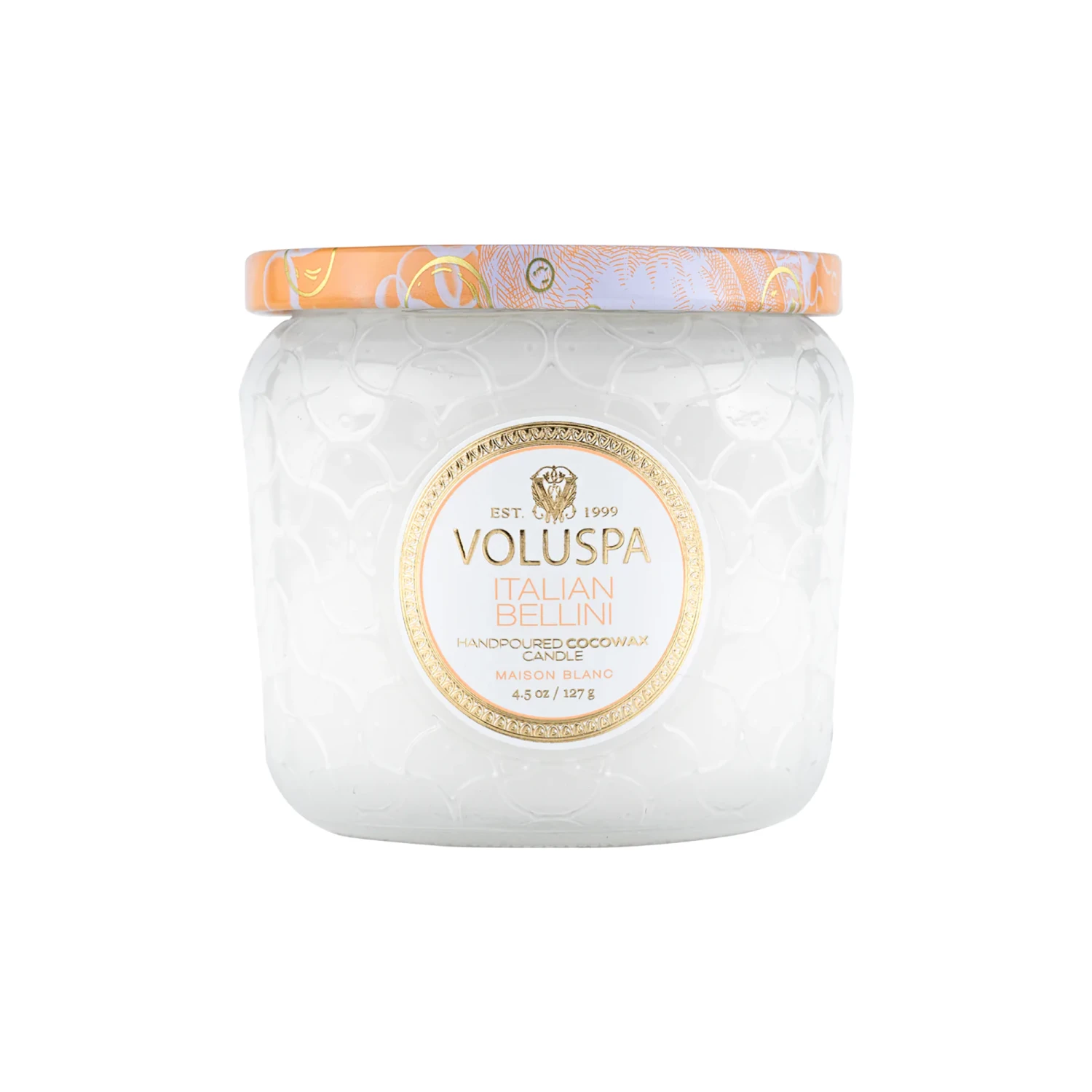 Voluspa Maison Blanc Petite Glass Jar Candle With Lid 5 Voluspa Maison Blanc Petite Glass Jar Candle With Lid - Image 3