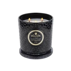 Voluspa Maison Noir Luxe Glass Jar Candle -Bumble Sale Store voluspa noir luxe candle 30oz crispchapagne2
